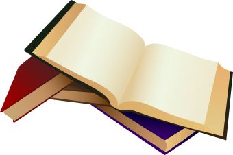 Red Book With Gold Cross Clip Art