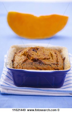 Stock Photograph   Pumpkin Pie In A Baking Dish  Fotosearch   Search    