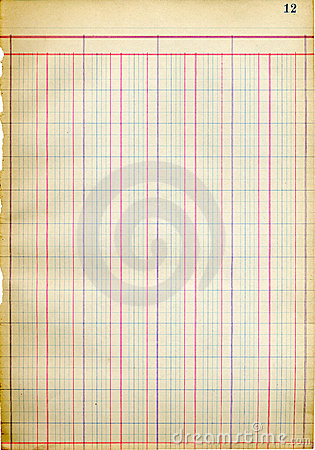 Antique Ledger Page Royalty Free Stock Images   Image  343939