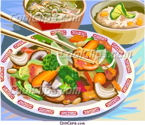 Chinese Food   Vector Clip Art   Coolclips Com
