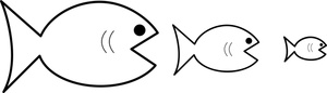 Food Chain Clipart Image   Food Chain   Fish Eating Other Fish