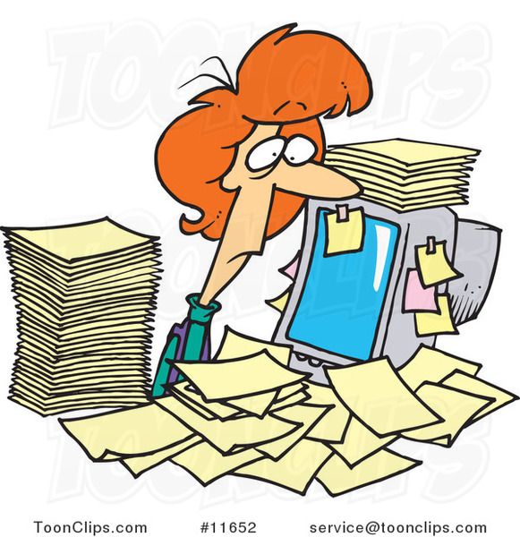 Frazzled Office Worker Clipart   Cliparthut   Free Clipart