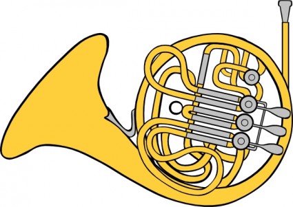 French Horn Clip Art Free Vector In Open Office Drawing Svg    Svg