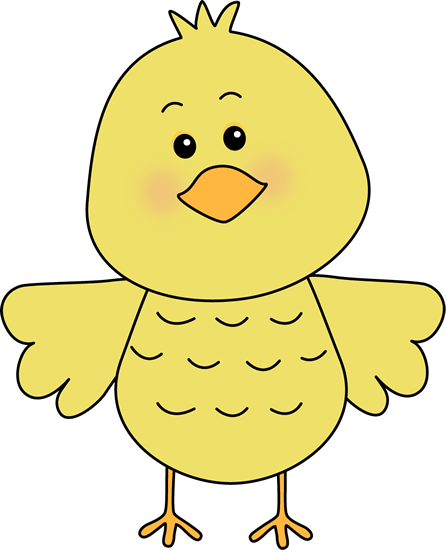 Little Yellow Bird Clip Art Image Little Yellow Bird With Its Wings