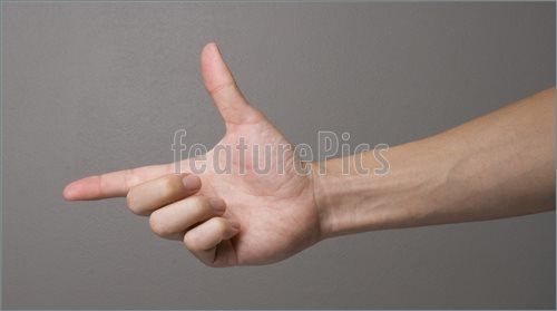 Picture Of Loser Hand Gesture  Royalty Free Picture At Featurepics Com