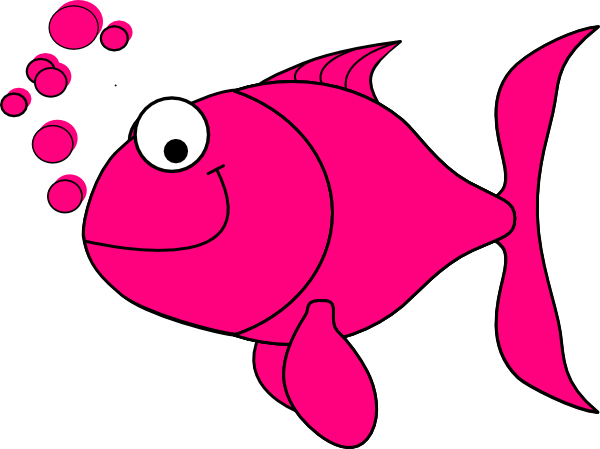 Pink Fish Clip Art At Clker Com   Vector Clip Art Online Royalty Free
