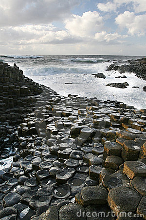 Rocks At The Giant S Causeway In Northern Ireland Royalty Free Stock    
