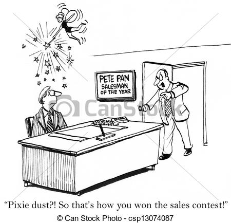 Stock Illustration Of So Thats How You Won The Contest   Pixie Dust So