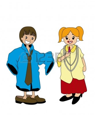 Toddler Dress Up Clothes Clipart