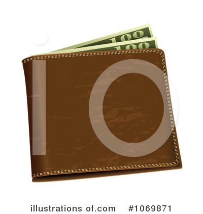 Wallet Clipart  1069871 By Michaeltravers   Royalty Free  Rf  Stock    