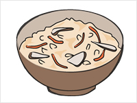 04 Kayaku Rice   Food Menu   Clip Art Images   Japanese Style