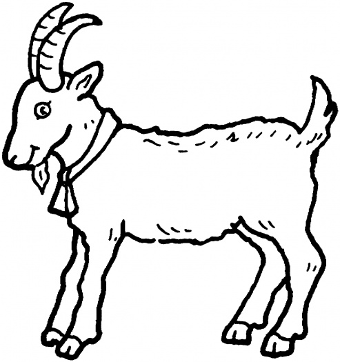 10 Outline Drawing Of A Goat Free Cliparts That You Can Download To