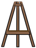 Artist Easel Clipart   Clipart Panda   Free Clipart Images
