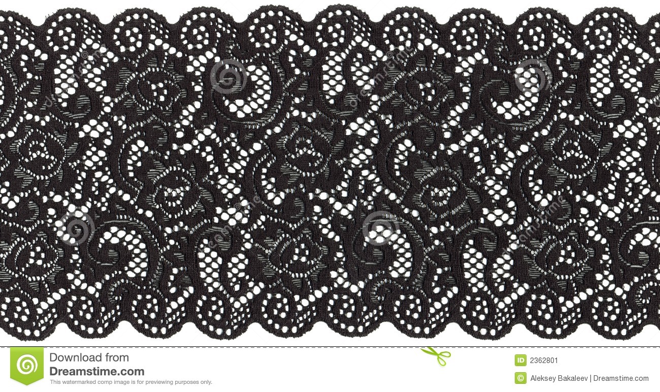 Black Lace Stock Image   Image  2362801