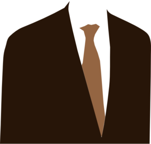 Brown Suit Clip Art At Clker Com   Vector Clip Art Online Royalty    