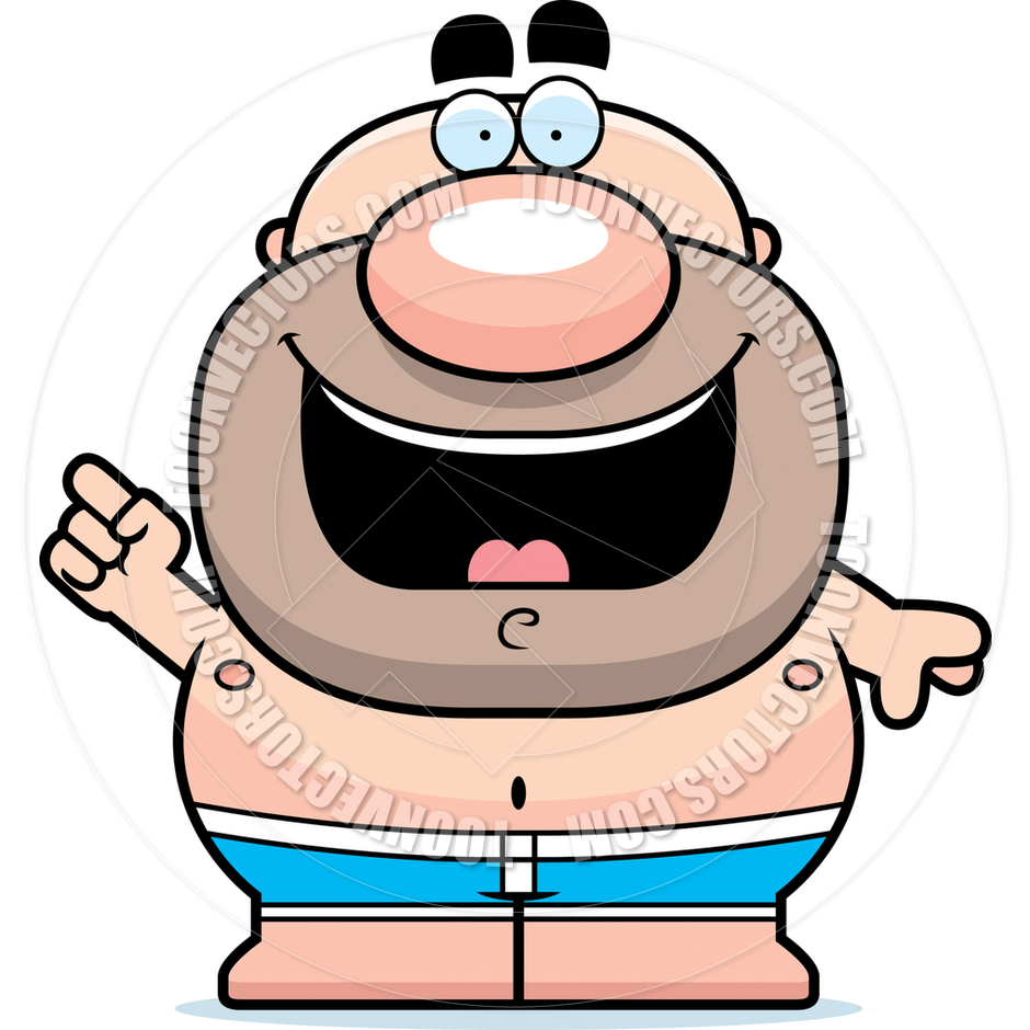 Cartoon Man In Swimsuit Idea By Cory Thoman   Toon Vectors Eps  7828