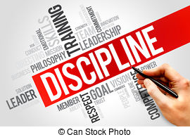 Discipline Word Cloud Business Concept
