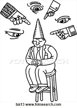 Drawing Of Bad Employee   B W Biz13   Search Clipart Illustration