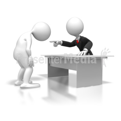 Employee Disciplined   Business And Finance   Great Clipart For    
