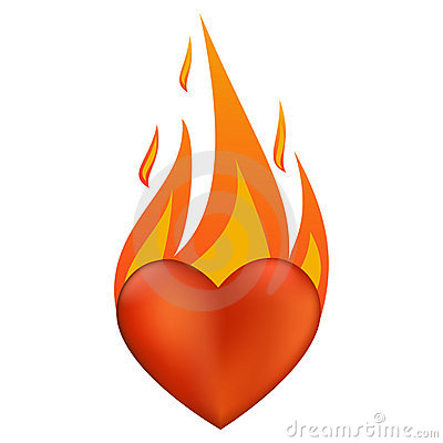Flaming Heart Clip Art Flaming Heart
