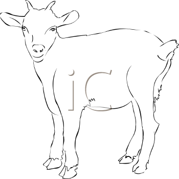Goat Outline Http   Www Clipartpal Com Clipart Animal Goat 210072 Html
