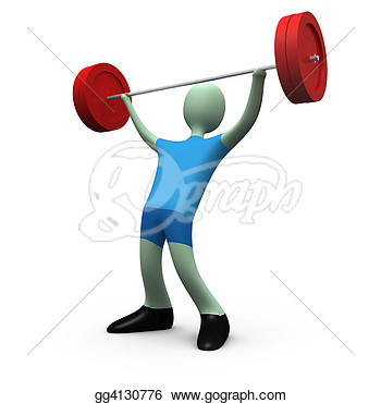 Illustration   Sports   Weight Lifting  5  Clipart Drawing Gg4130776