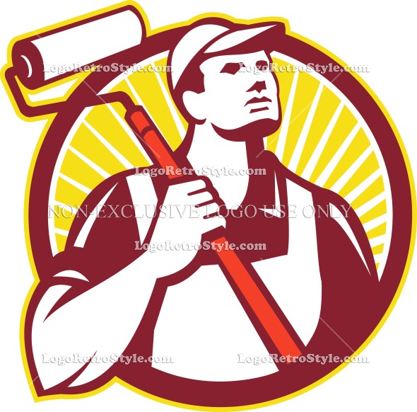 Logo Ideal For House Painters Painting Contractors Painting Services