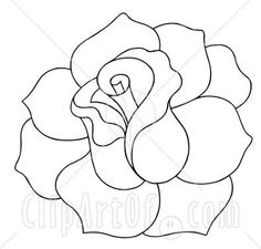 Rose Outline On Pinterest   Flower Outline Tattoo Small Rose Tattoos    