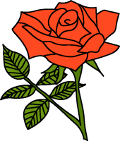 Simple Rose Clipart Rose Clipart Red Rose 2 Gif