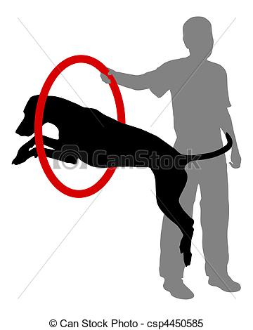 Stock Illustrations Of Dog Training Csp4450585   Search Clipart