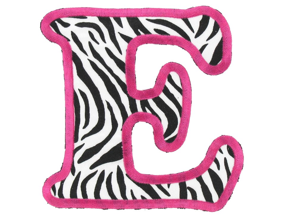 Zebra Letter E Clipart