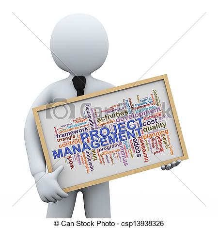 And Project Management Word Tags   3d    Csp13938326   Search Clipart