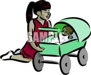 Baby Sister Clipart Image