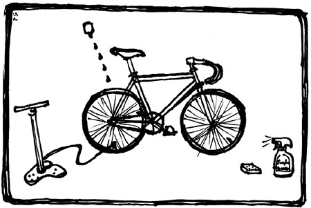 Bike Repair Cartoon