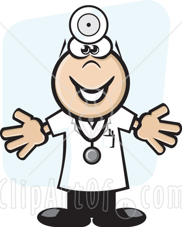 Clipart 26501 Clipart Illustration Of A Friendly Male Doctor
