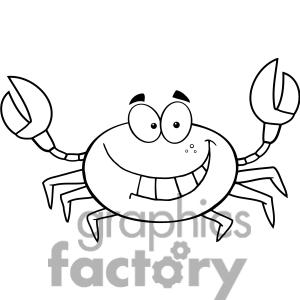 Crab Clipart Black And White   Clipart Panda   Free Clipart Images