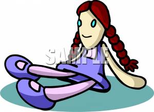 Cute Baby Doll   Royalty Free Clipart Picture