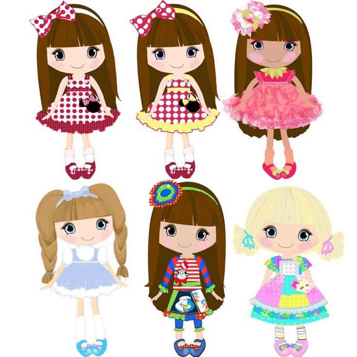 Doll Clip Art  Digital Clipart Etsy 18png300dpi For Commercial And
