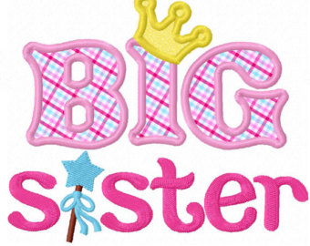 Instant Download Big Sister With Ma Gic Wand Applique Machine
