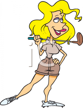 Lady Golfers Funny Clipart   Cliparthut   Free Clipart
