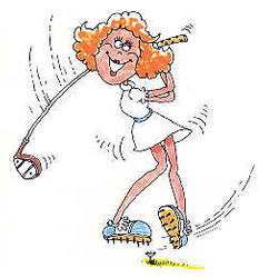 Lady Golfers Funny Clipart   Cliparthut   Free Clipart