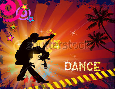 Latino Dance Flyer For Night Party Or Salsa Stock Vector   Clipart Me
