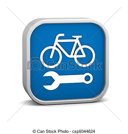 Stock Illustration   Bicycle Repair Sign   Stock Illustration Royalty