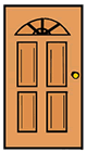 Wood Door Clip Art