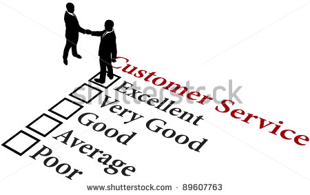     Agreement To Provide Excellent Customer Service   Stock Photo