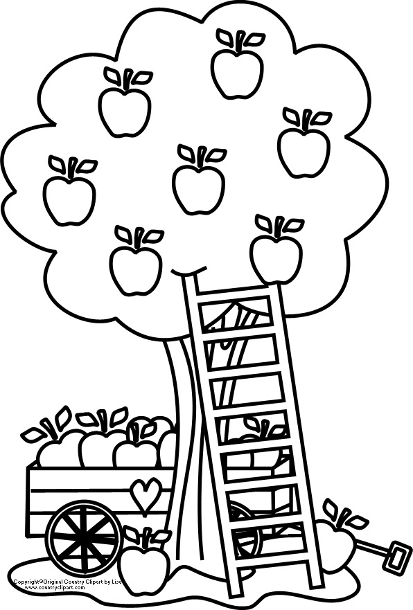 Apple Basket Coloring Page   Clipart Panda   Free Clipart Images