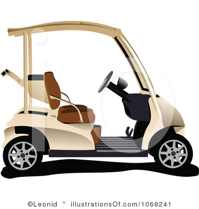 Cart Clipart Royalty Free Golf Cart Clipart Illustration 1068241 Jpg