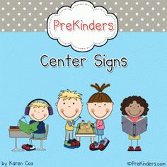 Center Signs I Love These Signs For My Kindergarten Classroom  Matches
