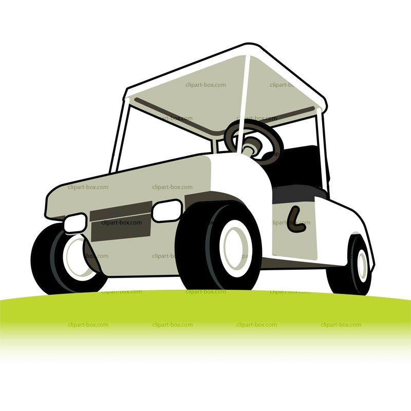 Clipart Golf Cart   Royalty Free Vector Design