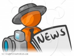 Clipart News Reporter